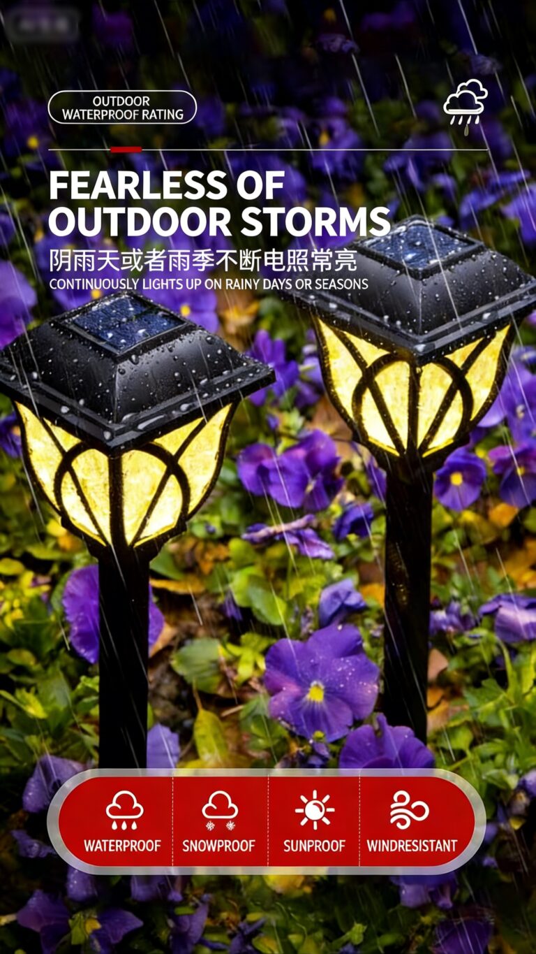 A Complete Guide to Ground Installation of Solar Garden Lights