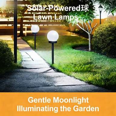 Solar-powered outdoor bulb lawn light, waterproof lighting for villa courtyards, floor socket light, home decoration ambient light. - Image 8