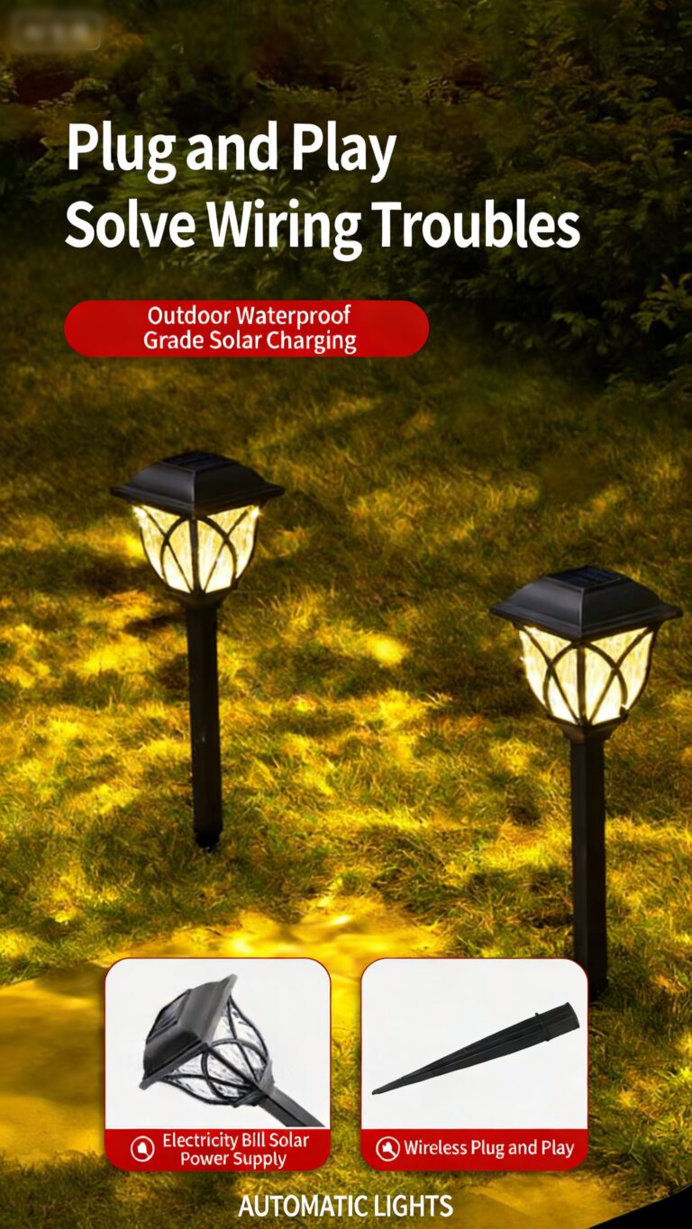 Solar Garden Light Ground-Plug Installation